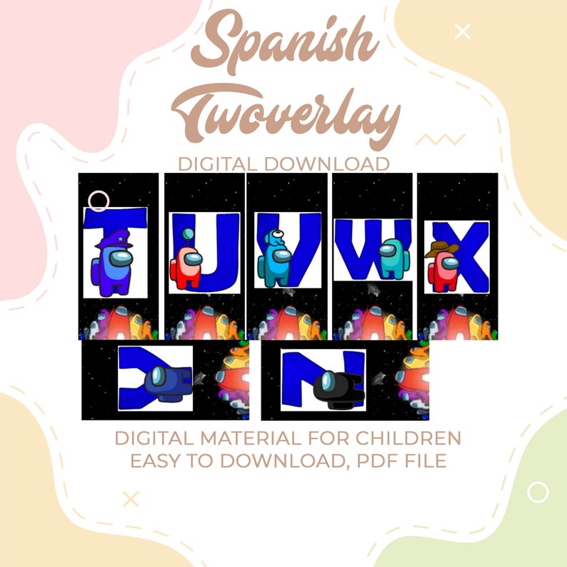 Printable Alphabet Flash Cards Spanish Abcedario Español Etsy