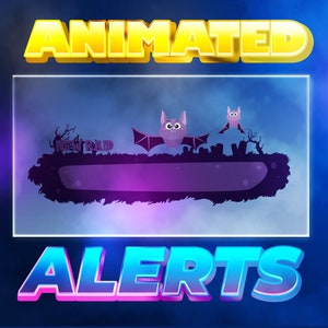 Fire Animated Twitch Alerts New Cheer Alert New Follower Etsy