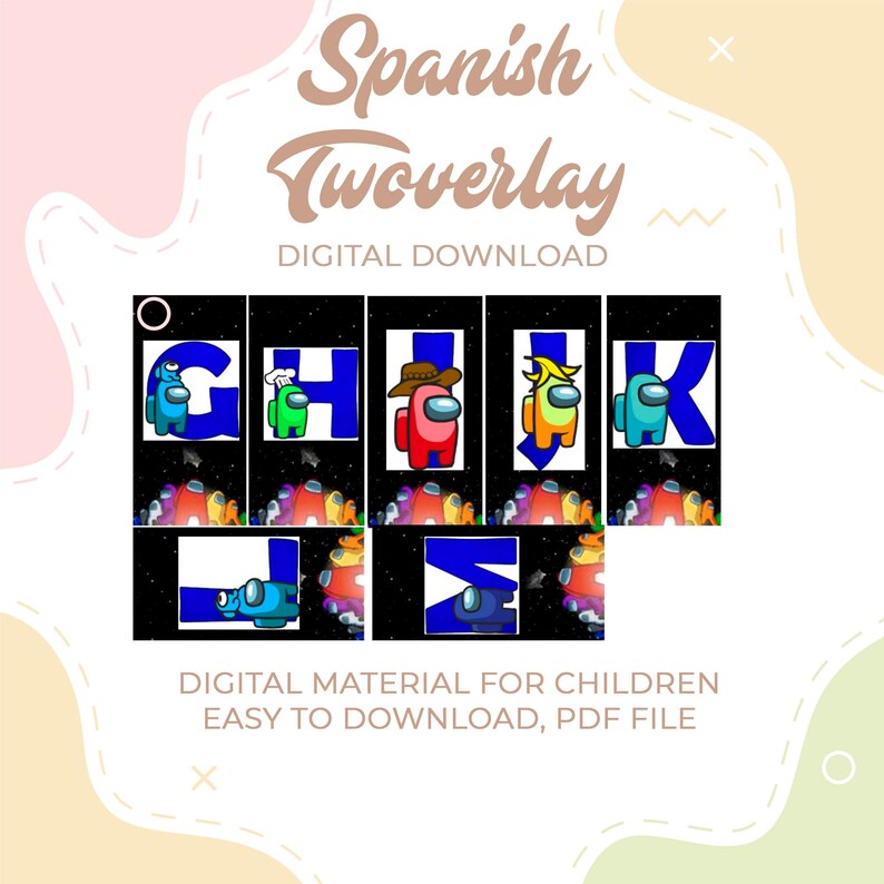Printable Alphabet Flash Cards Spanish Abcedario Español Etsy