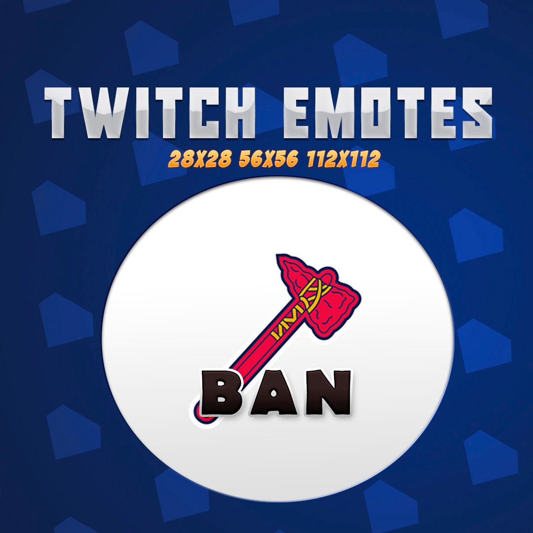 Twitch Ban Emote Twitch Emote Cute Twitch Emotes Emotes for | Etsy