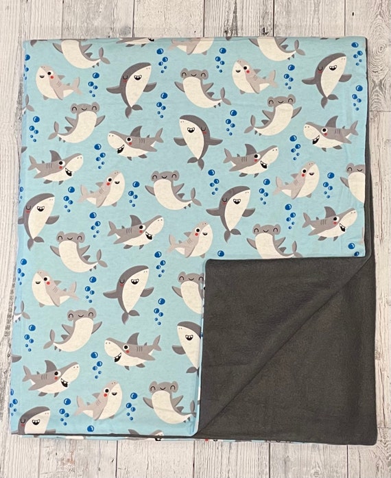 Baby Shark Blanket Etsy