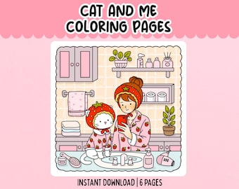 Cats Coloring Book