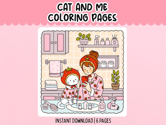 Cats Coloring Book