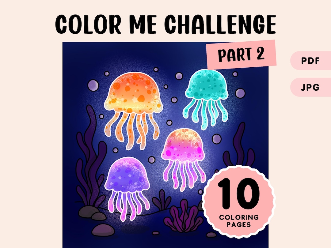 Coloring Challenge Page Coloring Practice Sheets for Adults Coloring ...