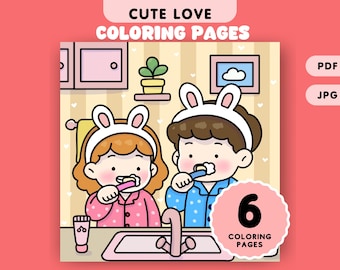 Dibujos para colorear de amor: Libro para colorear de parejas, lindo, atrevido y fácil. Arte romántico de pareja para adultos y adolescentes. Actividad imprimible para regalar.