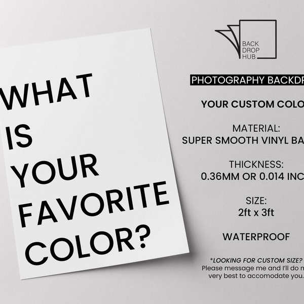Custom Color or Image Backdrop, Personalized Photo Backdrop, Product Lay Flat Background, Food Photography Backdrop, Photography Tabletop