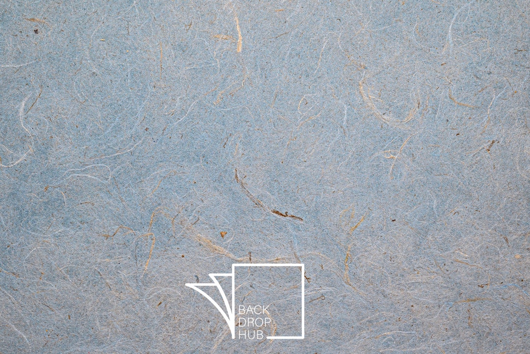 Light Blue Handmade Paper Texture Vinyl Backdrop, Paper Backdrop