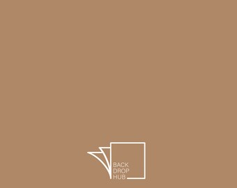 Rusty Danish Pastel Photography Backdrop, Brown Product Photo Lay Flat, Solid Color Vinyl for Photography, Brown Color Backdrop