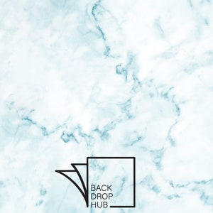Blue Marble Vinyl Backdrop, Blue Marble Backdrop, Marble Backdrop, Vinyl Backdrop for Photography, Danish Blue Marble Background