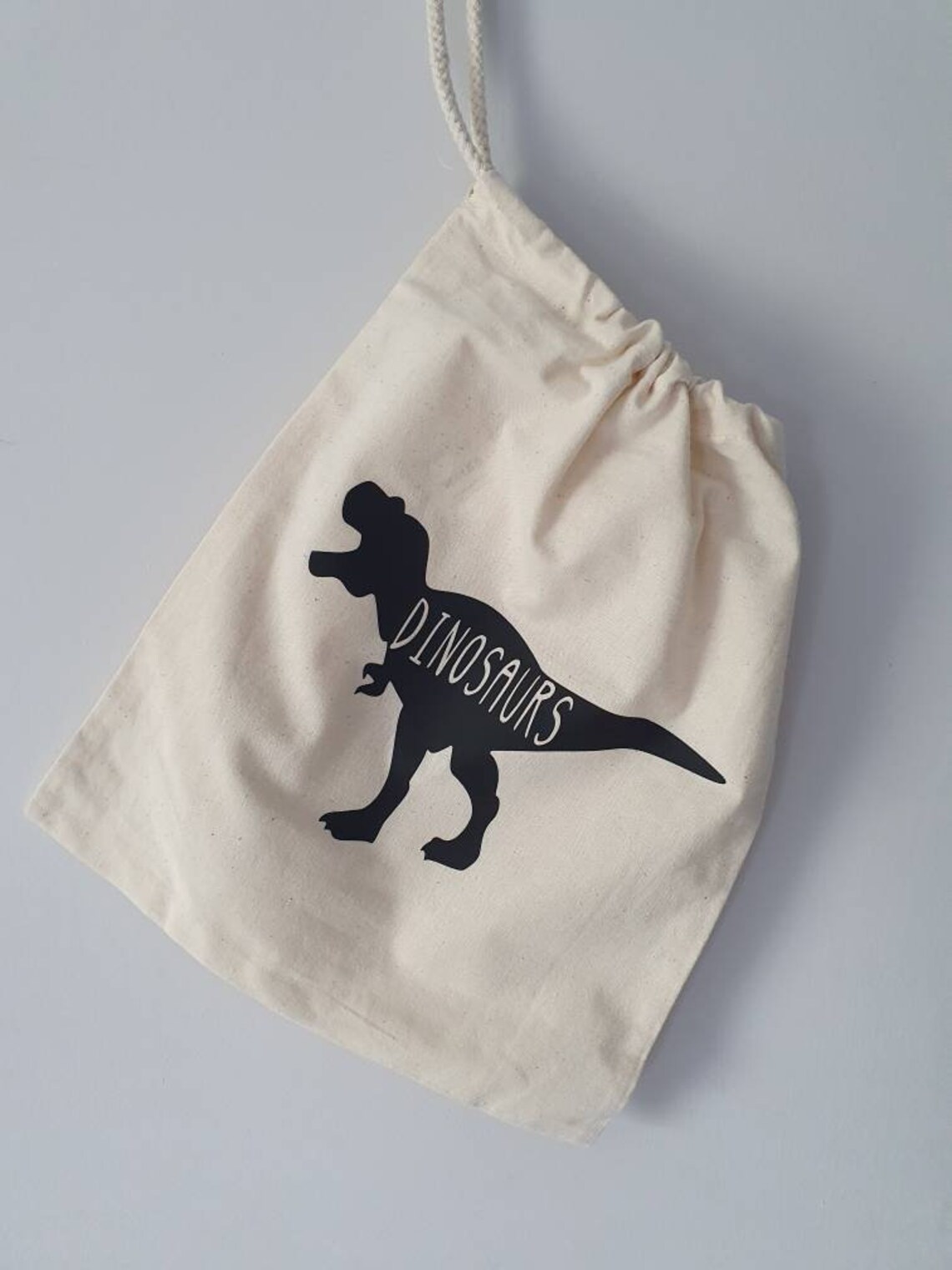 Toy Sack Storage Bag Dinosaur Dinosaur Bag Personalised Etsy New Zealand