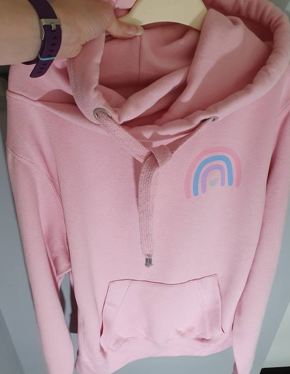 Cowl Neck Hoodie Pastel Coloured Hoodie Woman s Hoodies Ladies Hoodie Twisted Neck Customised Crossover Jumper Hoods Winter Hood Etsy UK
