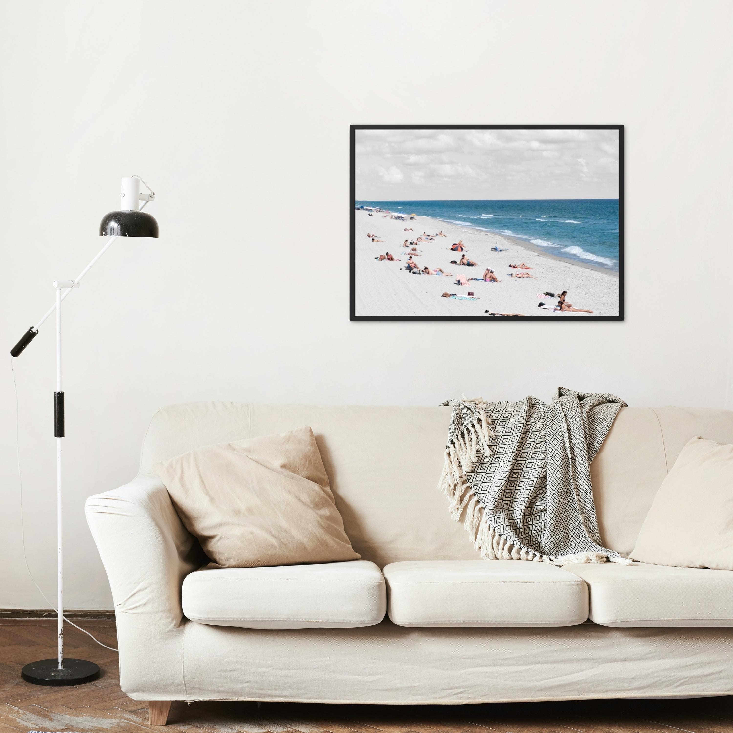 Boca Raton Beach Color Pop Art | Coastal Wall Decor | Florida Seaside ...
