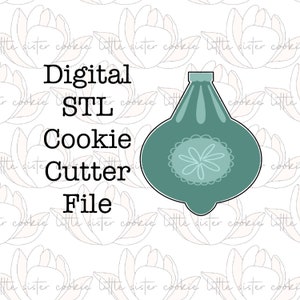 STL FILE ONLY Vintage Ornament #10