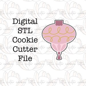 STL FILE ONLY Vintage Ornament #9