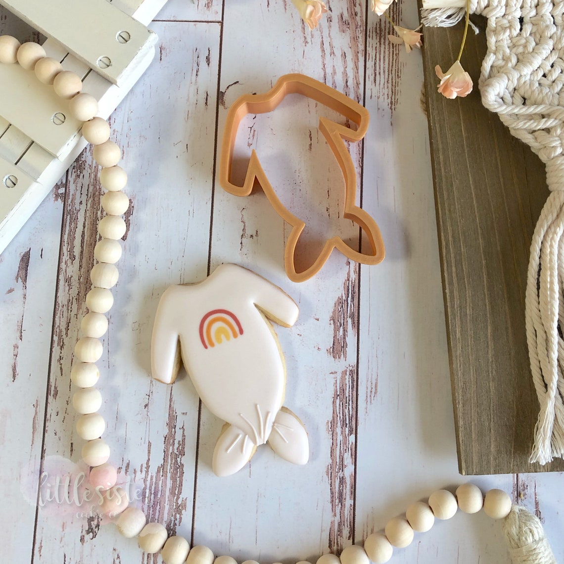Boho baby swaddle cookie cutter / baby shower / baby cookie Etsy