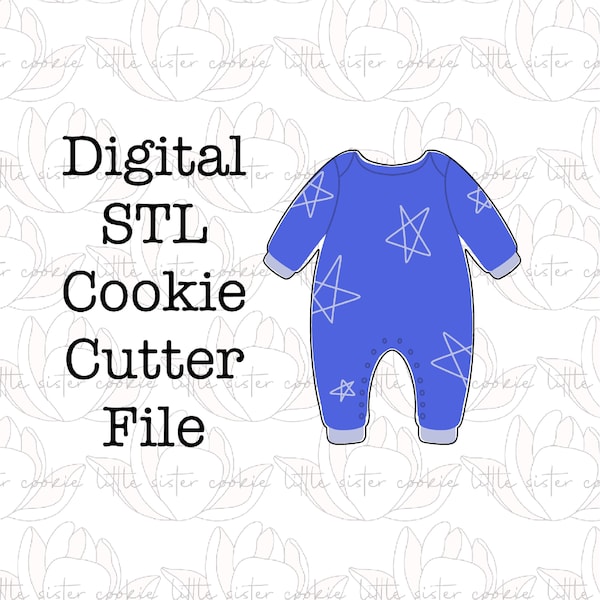 STL FILE ONLY Baby sleeper/ pajamas