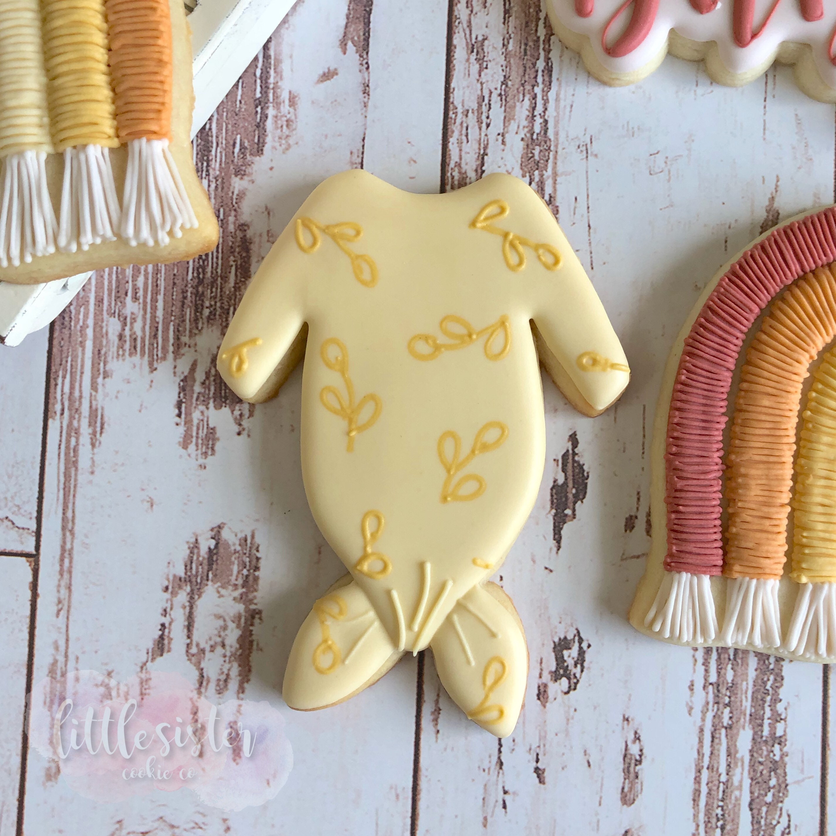 Boho baby swaddle cookie cutter / baby shower / baby cookie Etsy
