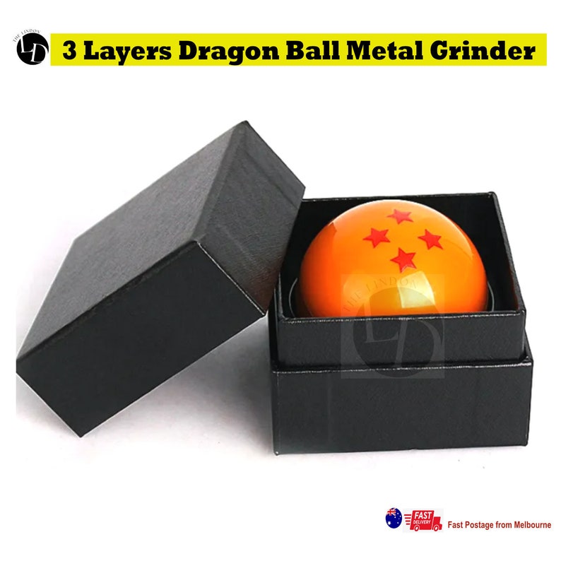 Dragon Ball Grinder 3 Layers Herb Grinder Metal Zinc Alloy Etsy Australia