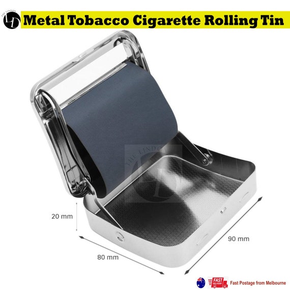 Métal automatique Cigarette tabac rouleau rouleau rouleuse boîte fabricant  de caisses étain Cigarette rouleau fumée cadeau noël noël -  France