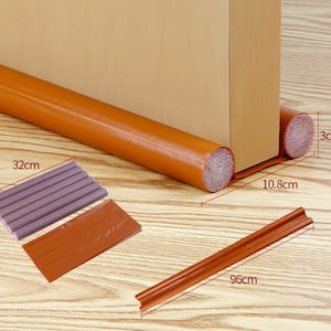 Flexible Door Bottom Sealing Strip Guard Wind Dust Threshold Seal Draft Stopper Cold Air