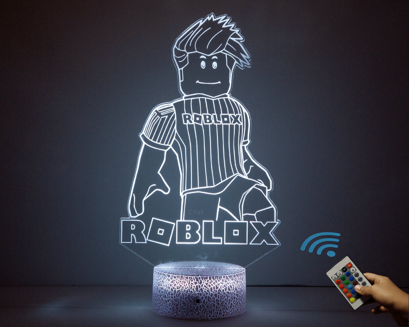 ROBLOX 3D LED Night Light Lamp Illusion Night Light Gift Etsy