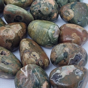 Rhyolite Rainforest Jasper Tumbles
