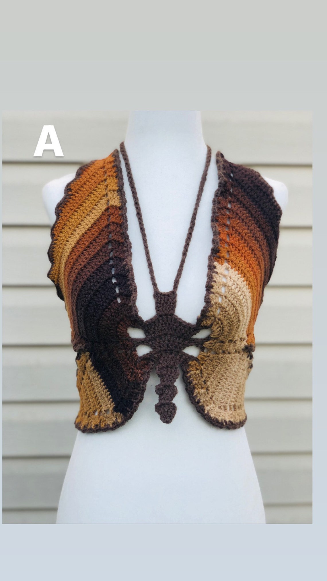 Butterfly Crochet Top | Etsy