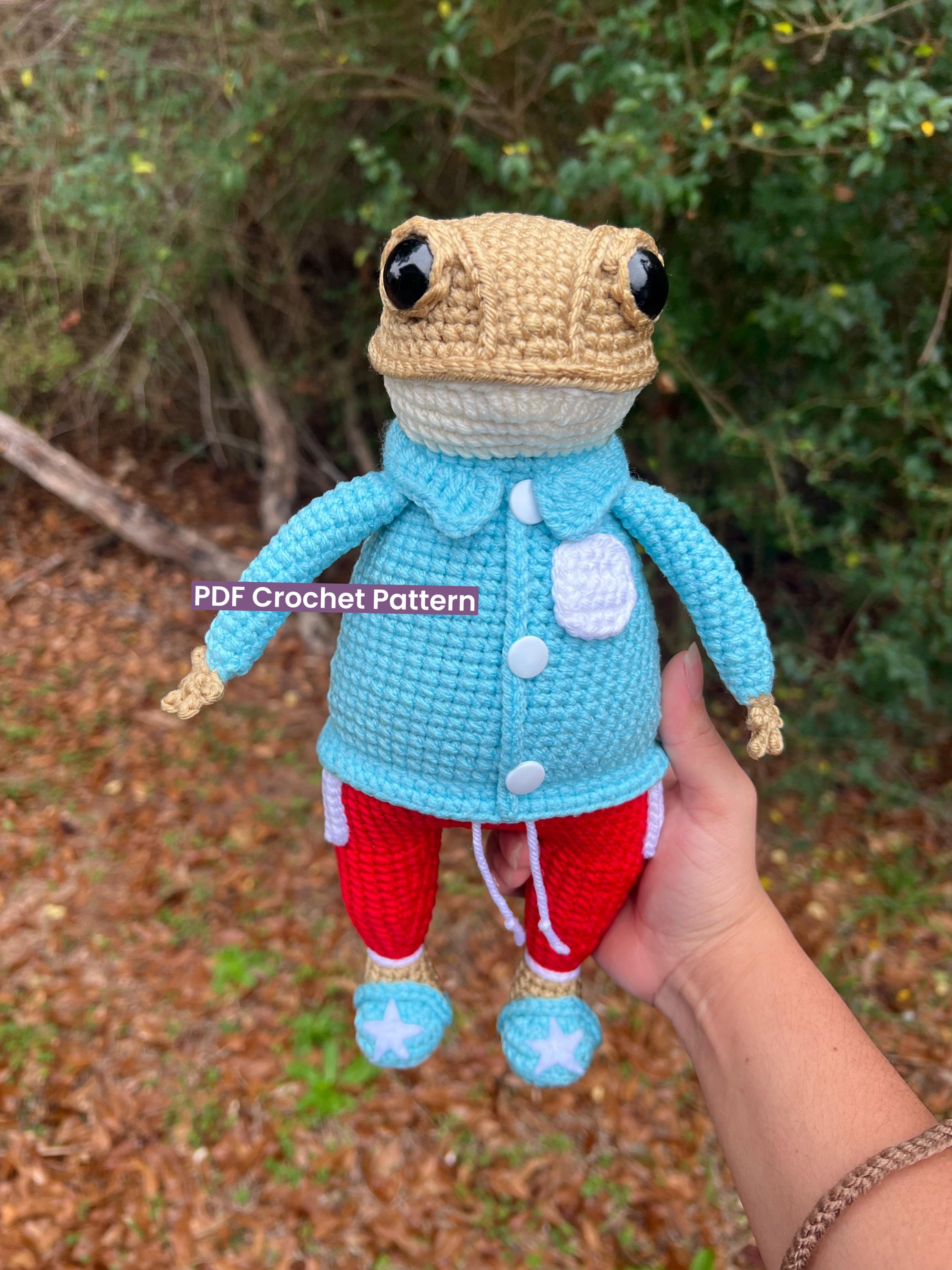 Sapo Concho English PDF Pattern, Blue Outfit Sapito Concho. - Etsy