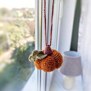 Pumpkin car accessory, Halloween car decor, Fall car accessories, popular right now, Autumn rearview mirror charm, Car interior charm