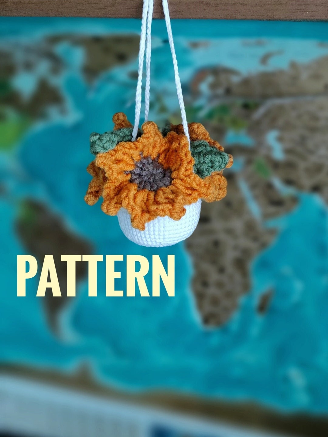 Sunflower Crochet PATTERN Do It Yourself Crochet Flower Etsy