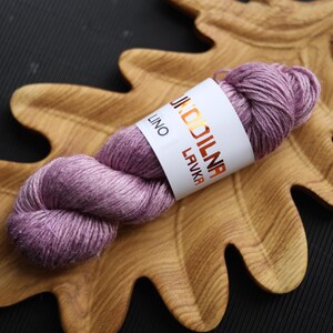 Thick Linen Yarn 100g / 250m – Hand-Dyed | Perfect for Summer Knits | Sustainable Fiber for Breathable Crochet and Knitting Projects