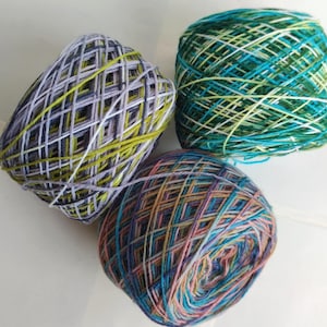 Sock Yarn, Italian cone yarn 75% Merino wool  25 nylon blend, Fingering yarn for knitting sock - 100g - 420m