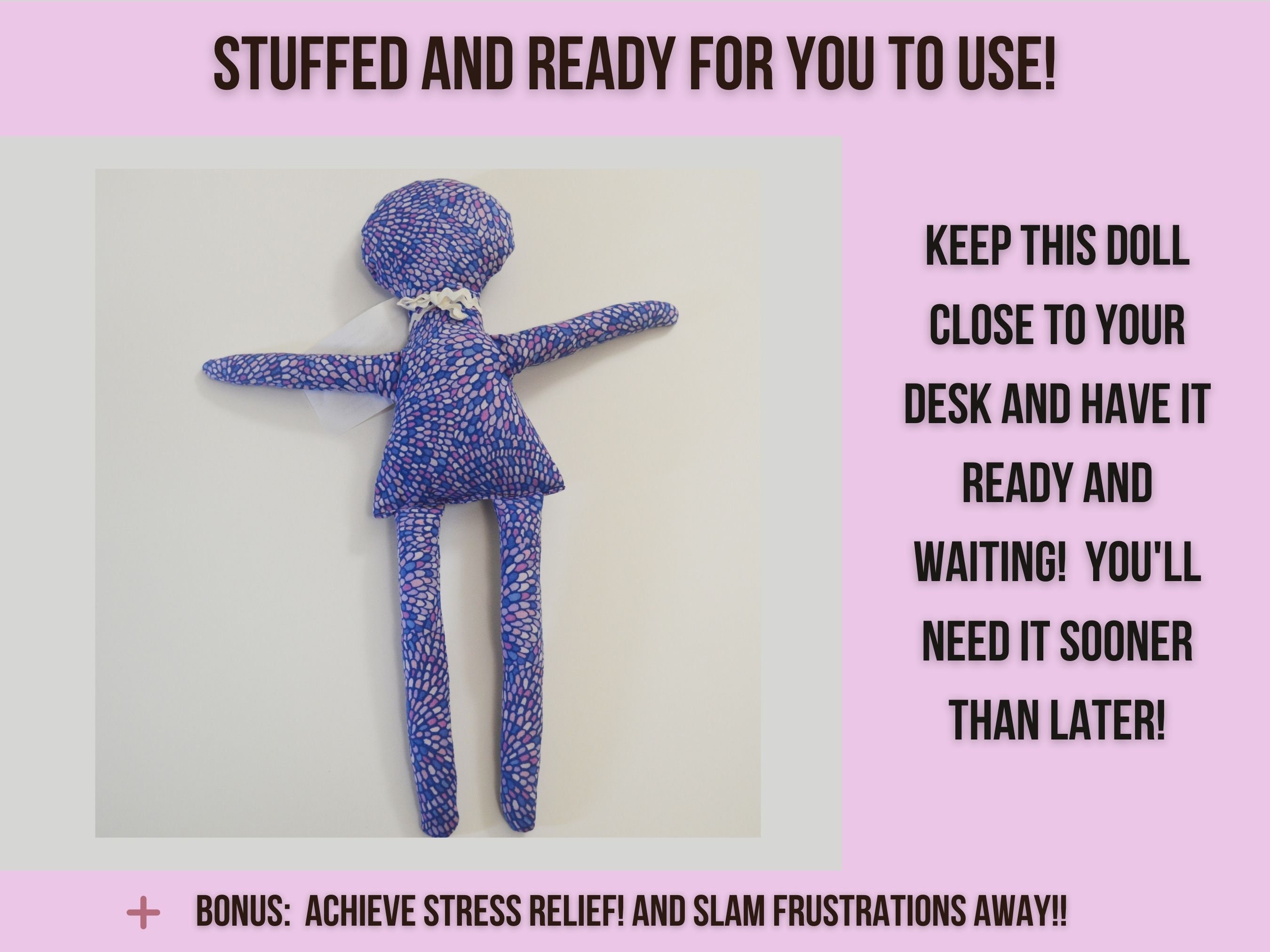 Dammit Doll With Poem Darn It Doll Dang It Doll Stress - Etsy