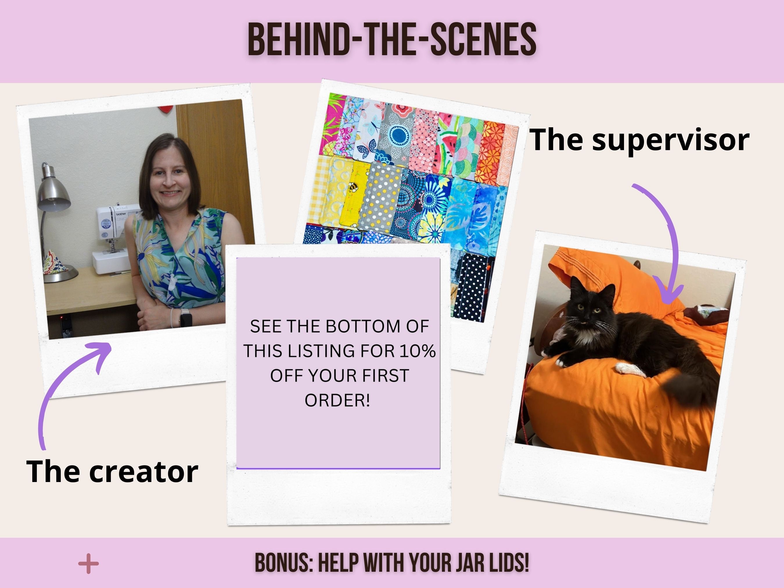 Jar Opener Grip, Jar Gripper, Jar Opener Purple, Fabric Jar Opener