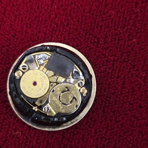 Vintage Omega De Ville Quartz Movement Swiss Working Original Watch Part Bild 5