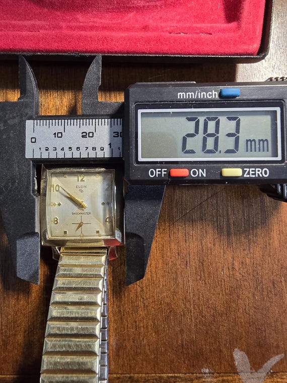 Vintage Elgin Shockmaster Rectangular Watch | Ori… - image 10