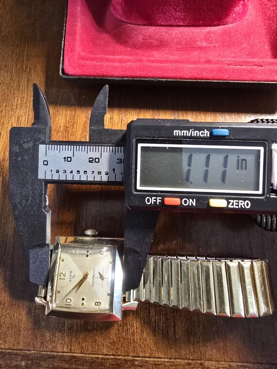 Vintage Elgin Shockmaster Rectangular Watch | Ori… - image 13