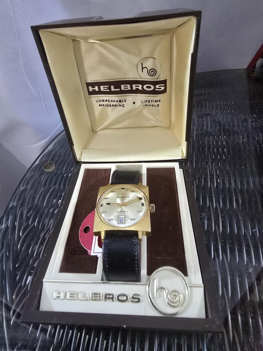 Montre Homme Vintage Helbros Invincible 21 Jewels - Occasion