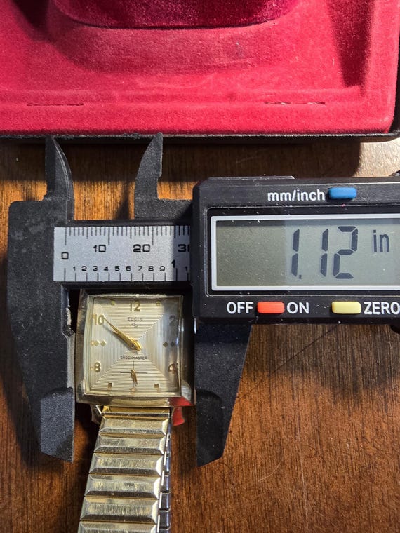 Vintage Elgin Shockmaster Rectangular Watch | Ori… - image 9