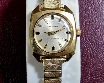 Vintage CARAVELLE Transistorized women's watch
