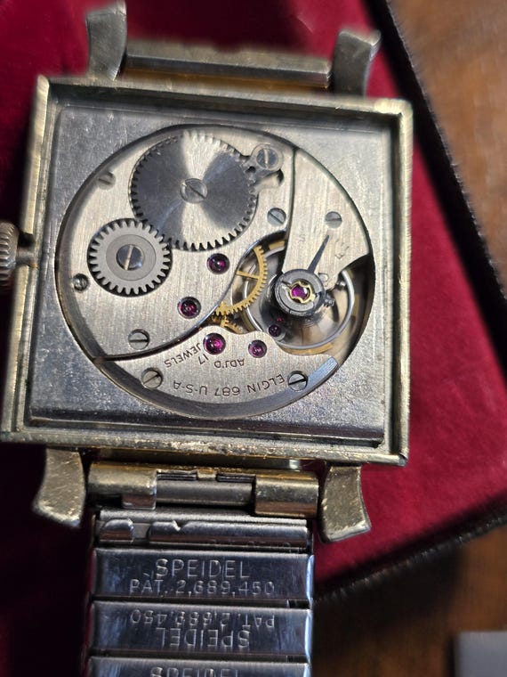 Vintage Elgin Shockmaster Rectangular Watch | Ori… - image 16