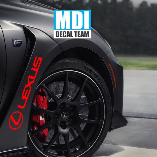 LEXUS Decal Sticker X2 Racing Sport Logo Emblem PAIR Etsy
