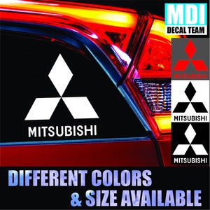 Sports Mind Powered by MITSUBISHI SPORT Racing Decal sticker emblem SILVER Sports Mind Powered by MITSUBISHI SPORT Racing Decal sticker emblem SILVER