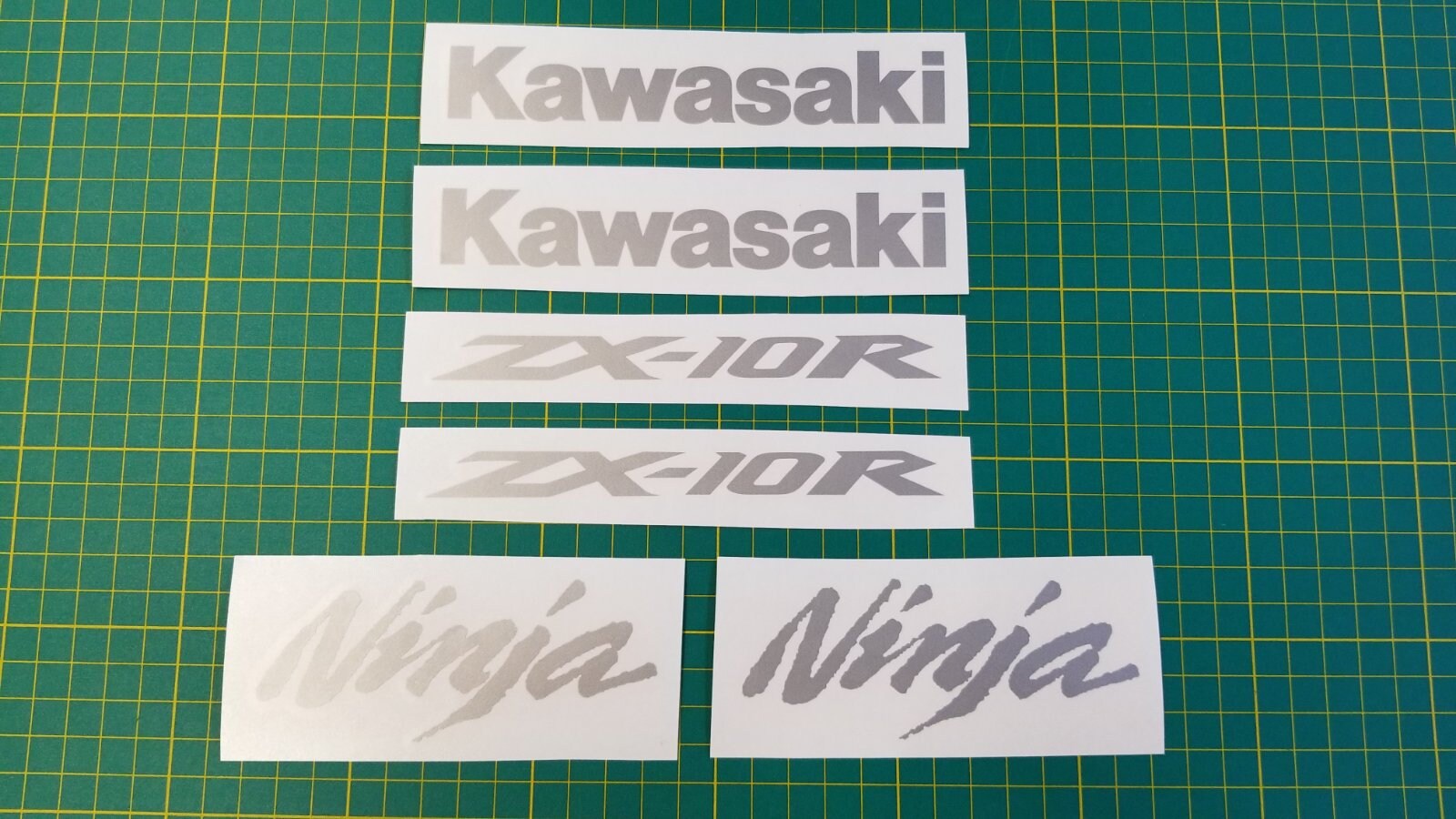 KAWASAKI Decal Set of Sticker for ZX10R Ninja Decal Wheel Tank Etsy