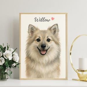 Custom Digital Art Portrait | Pet Portrait |Printable Wall Decor | Unique Personalized Art | Personalized Pet Gift