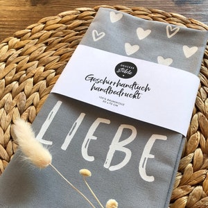 Geheimzutat Liebe Geschirrtuch Hochzeit Geschenk Geschenk Mutter Geschenk Küche Küchendeko Hochzeitsgeschenk Druckerstüble Bild 6