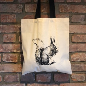 Eichhörnchen Tasche – Eichhörnchen Einkaufstasche – Jutebeutel Geschenk