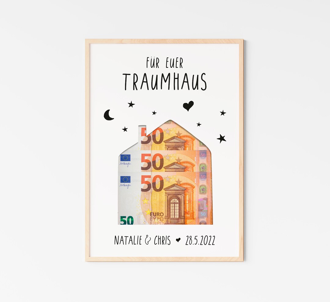 Hochzeitsgeschenk Geldgeschenk Hochzeit Geschenk Hochzeit Haus