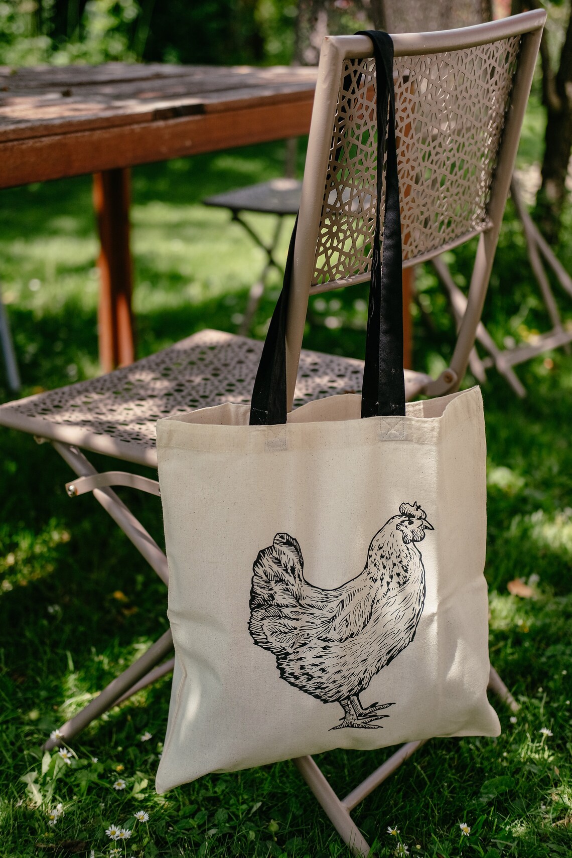 PLITI Make-up-Tasche Hühner-Design – Lustiges Geschenk Für Hühnerfans, 22,9x17x5 Cm, Aus Canvas Mit Reißverschluss