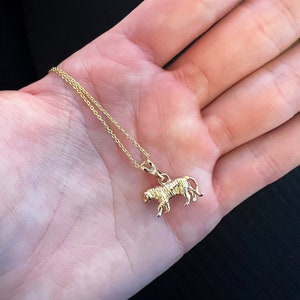 Gold-plated Tiger Necklace